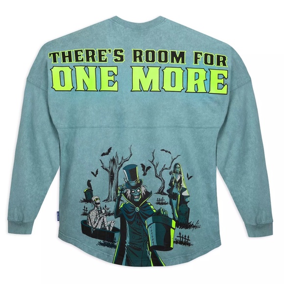 Disney HAUNTED MANSION Spirit Jersey Adult M Constance Hatbox Ghost Glow NEW - Picture 13 of 14